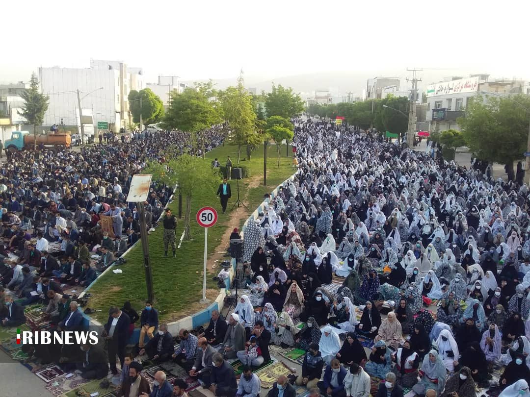 اقامه نماز عید سعید فطر در یاسوج