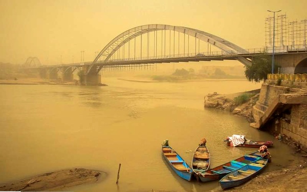تدوام گردوخاک در خوزستان فیلم