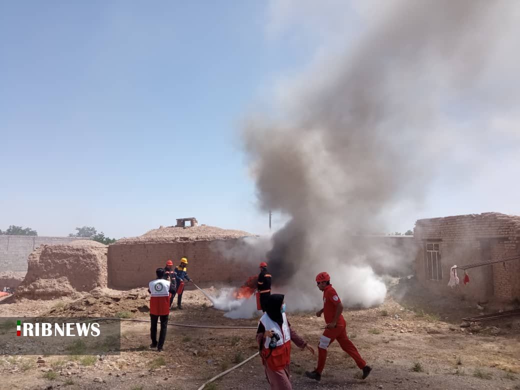 محک توانایی امدادگران خراسان جنوبی در مانور امداد و نجات حوادث