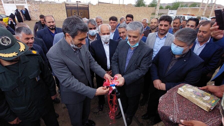افتتاح طرح آبرسانی به روستای ارس میانه