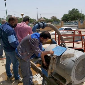 تعمیرات اساسی پمپ آبرسانی منازل سازمانی کوی بوستان اهواز