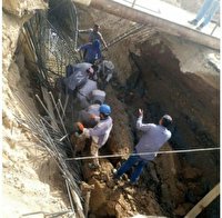 جان باختن یک کارگر آبادانی در اثر حادثه