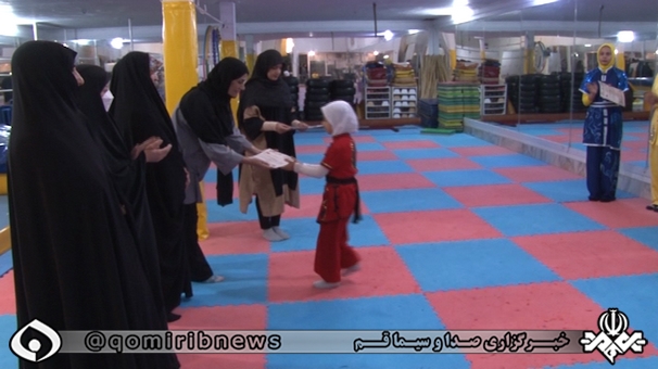 تجلیل از بانوان برتر ووشوی قم