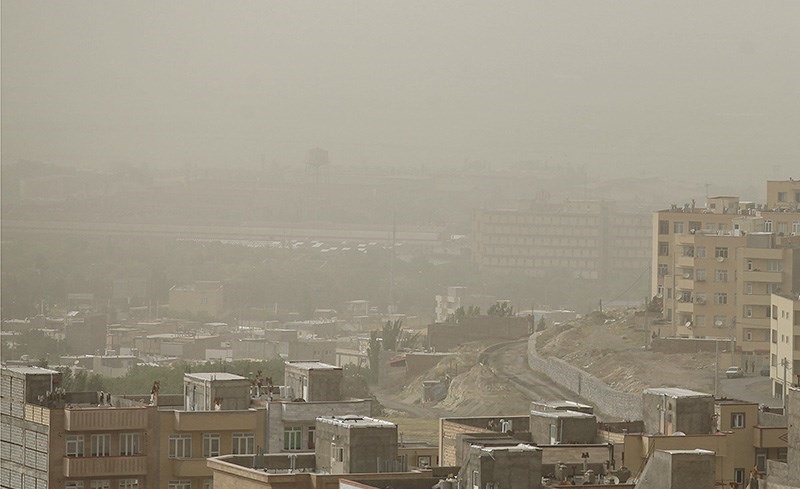 گرد و غبار و طوفان در آذربایجان شرقی
