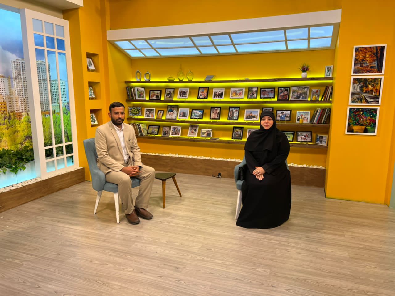 همسر مرحوم طالب زاده مهمان برنامه « نسیم زندگی»
