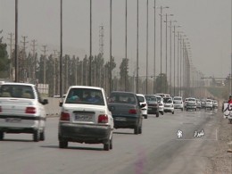افزایش گرد و خاک در آسمان فارس