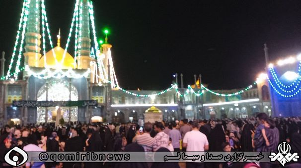 برگزاری جشن میلاد امام رضا (ع) در حرم بانوی کرامت