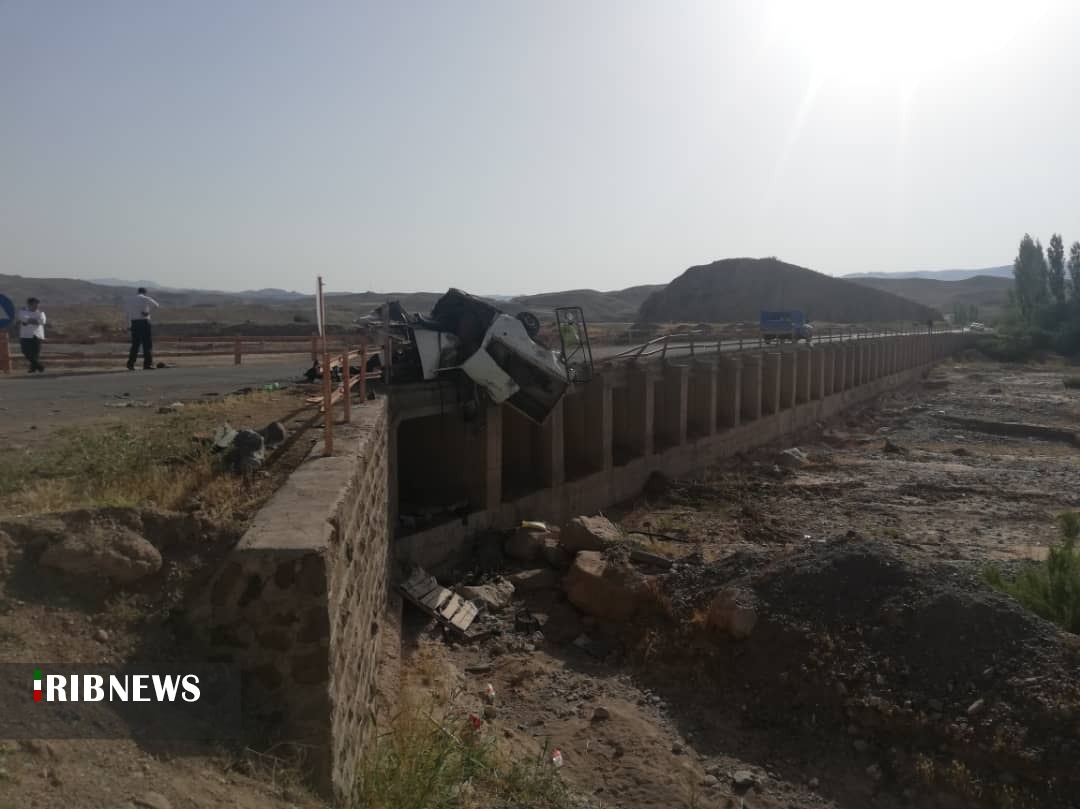 ۲ کشته در تصادف جاده میانه _ خلخال