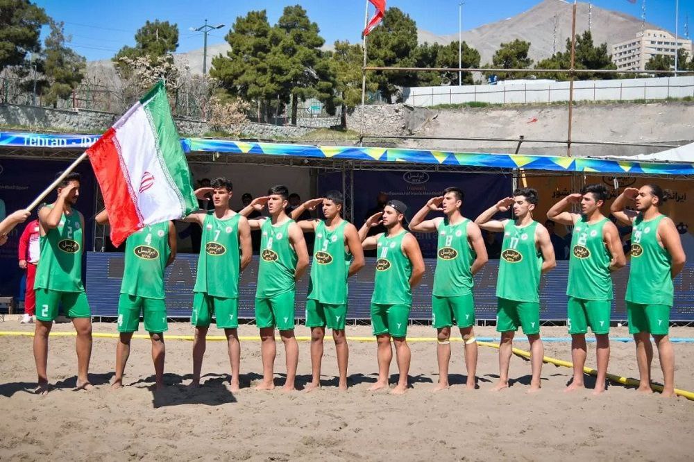 مصاف نوجوانان هندبال ساحلی با آمریکا و قطر در رقابتهای جهانی