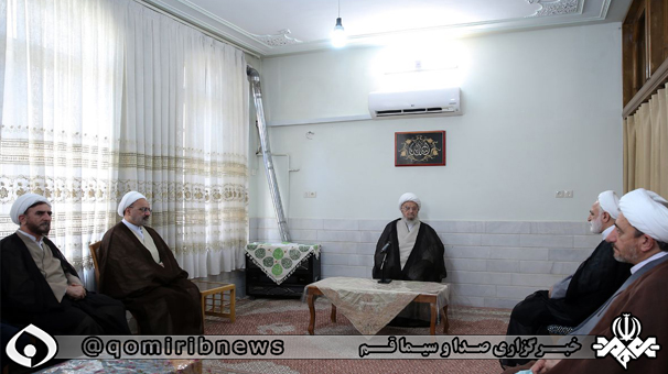 دیدار رئیس قوه قضائیه با آیت الله مکارم شیرازی