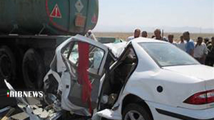 چهار مصدوم در حادثه رانندگی آزادراه خرمآباد به اراک