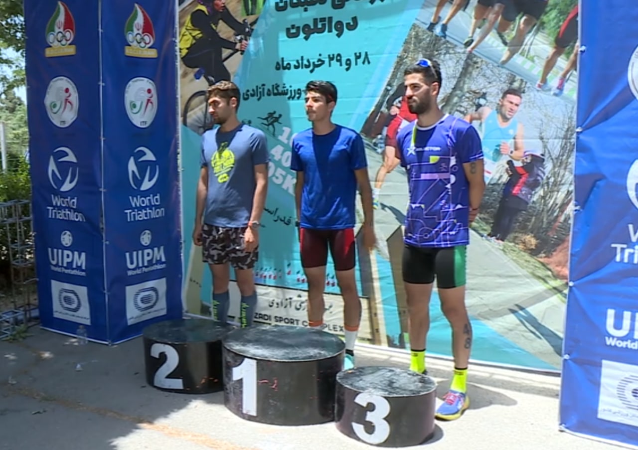 طیبی قهرمان دوگانه کشور شد