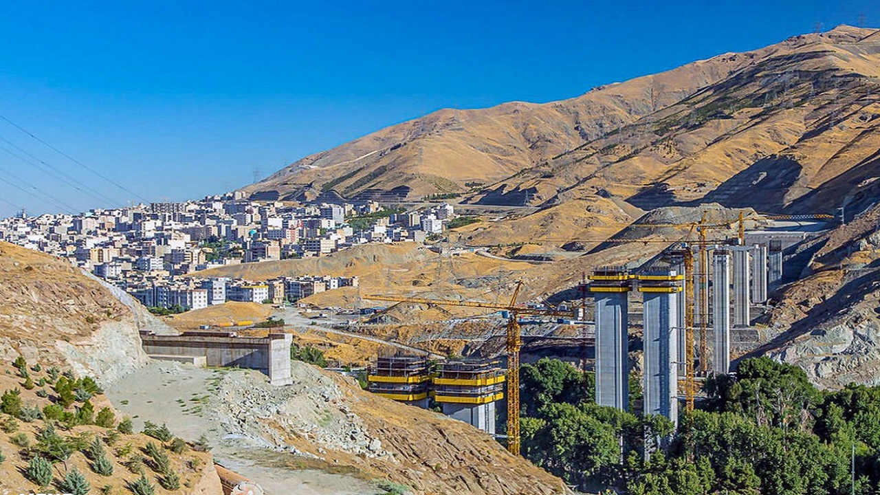 پیشرفت ۷۵ درصدی بزرگراه شمالی
