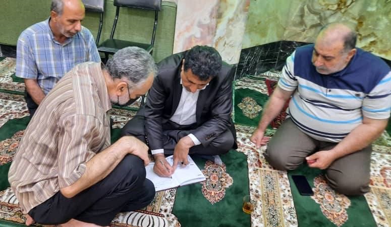 رسیدگی به مشکلات قضایی مردم به همت مسئولان سازمان بازرسی در مساجد تهران