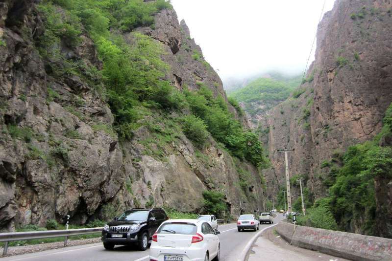 ترافیک عادی و روان در جادههای مازندران