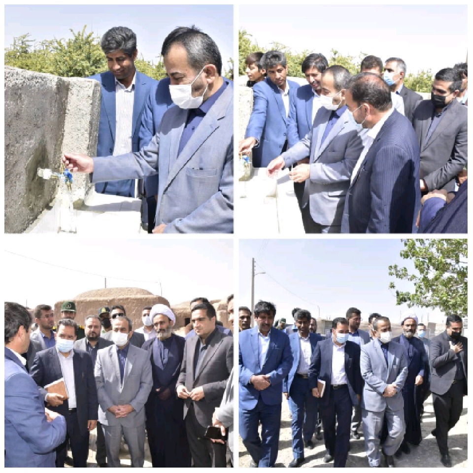 بهره برداری از طرح آبرسانی روستای خطیبی شهرستان زیرکوه