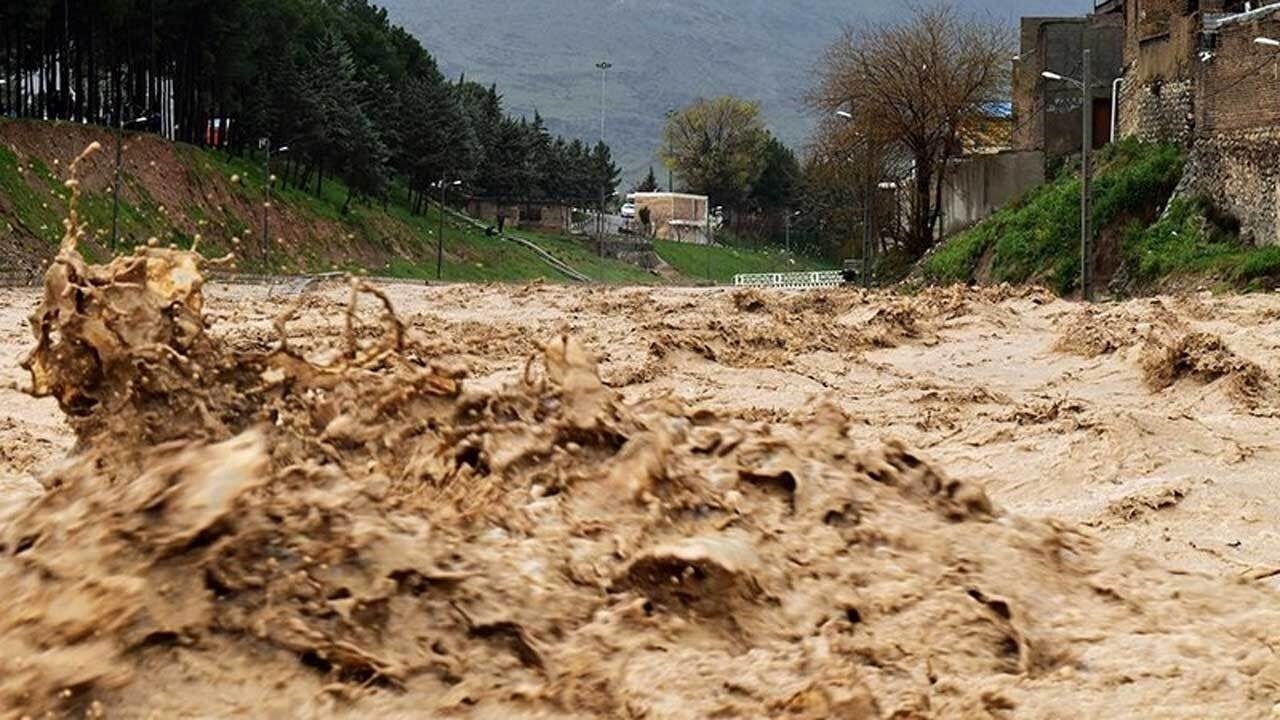 سیلاب در رودخانههای حصیران و مرجان