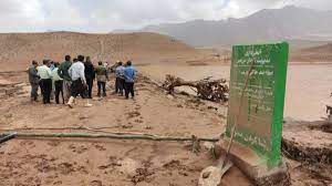 خسارت میلیاردی سیل به امامزاده بارده در شهرستان بن