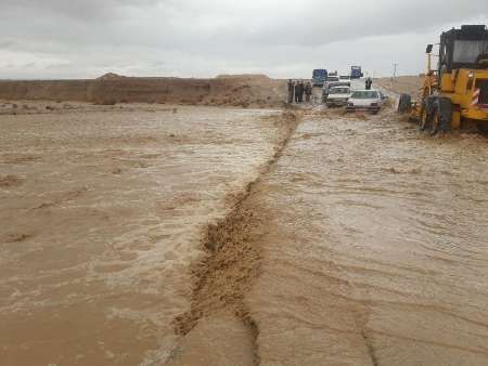 مسدود شدن ۶ راه روستایی در اسفندقه جیرفت