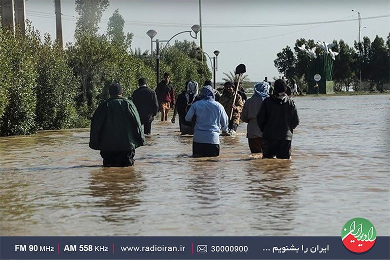 بررسی سیل اخیر در رادیو ایران