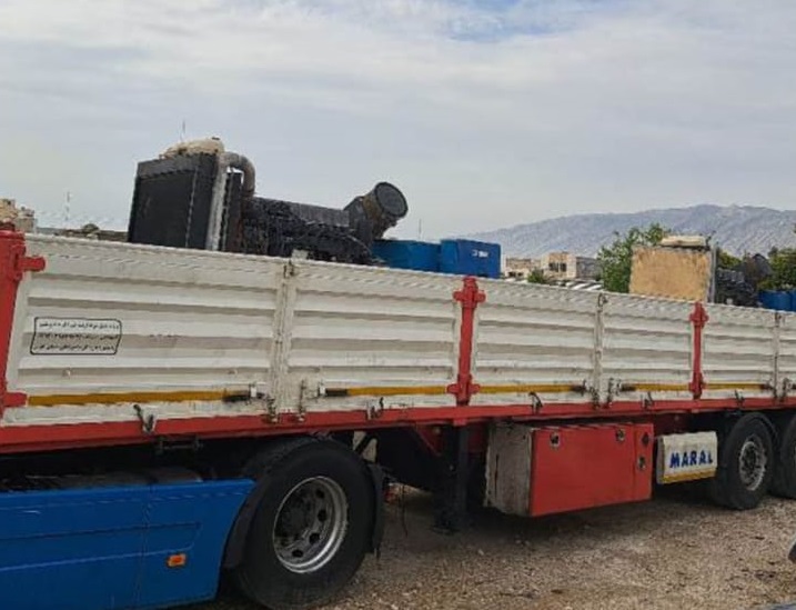 ژنراتور‌های ۷۴ میلیاردی در توقیف پلیس کازرون