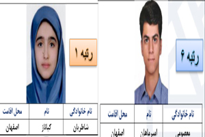 دانش آموز اصفهانی رتبه اول گروه آزمایشی هنر