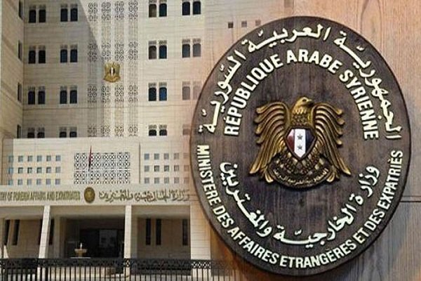 حمايت سوريه از موضع چين در برابر اقدامات تحريک آميز آمريکا