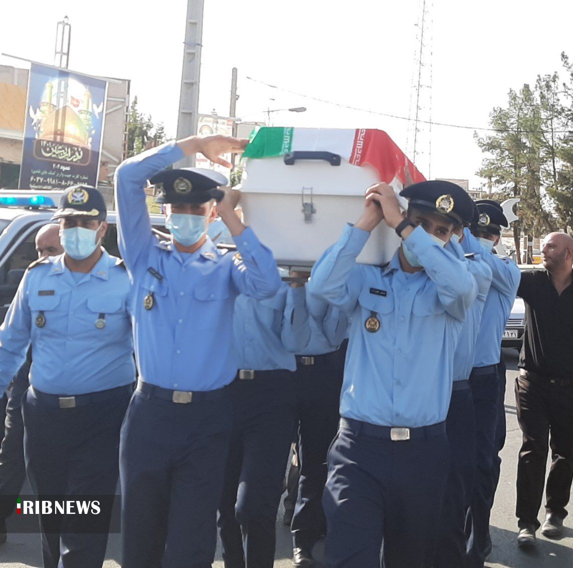 تشییع پیکر همسر شهید سرلشکر مصطفی اردستانی در پیشوا