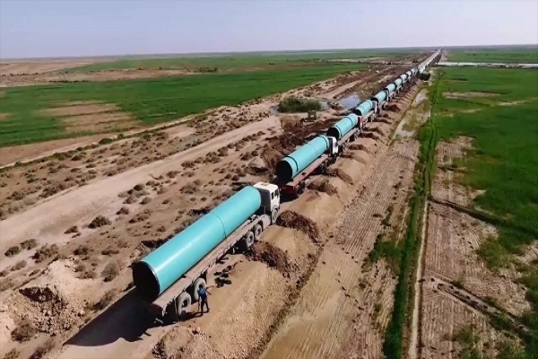 آبرسانی بسیج سازندگی به روستاهای دشت آزادگان