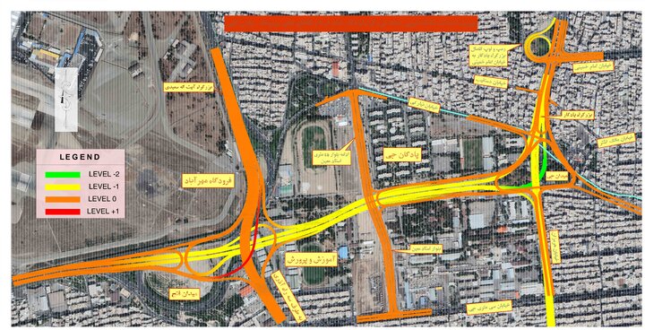 آغاز عملیات احداث شاخه غربی ادامه بزرگراه یادگار امام (ره)